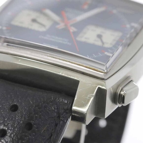 TAG Heuer Monaco CAW211P Chronograph Automatic Blue Dial Mens Watch 90289930 - Picture 2 of 7